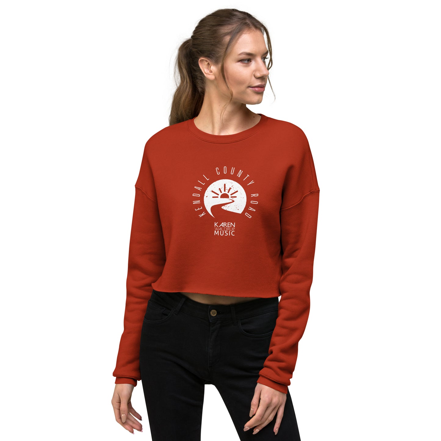 Kendall County Road Crop Sweatshirt