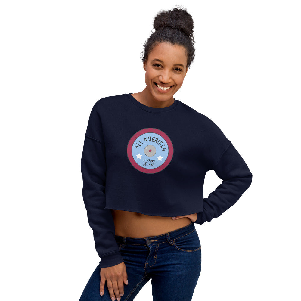 All American Crop Sweatshirt